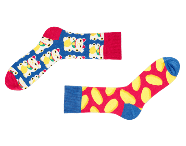 Mismatched Socken Maneki Sammy Icon